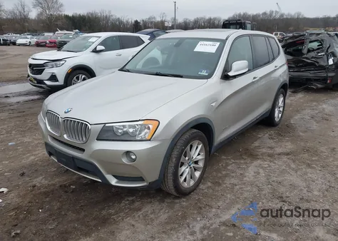 2013 BMW X3 xDrive28I z USA, uszkodzony, nr VIN 5UXWX9C52D0A28522
